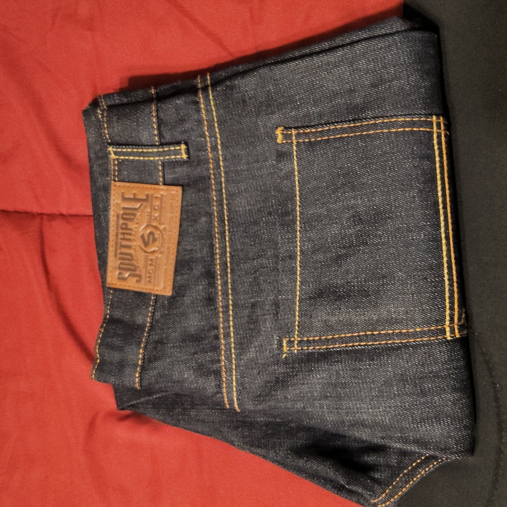 Southpole Mens Vintage Denim Jeans